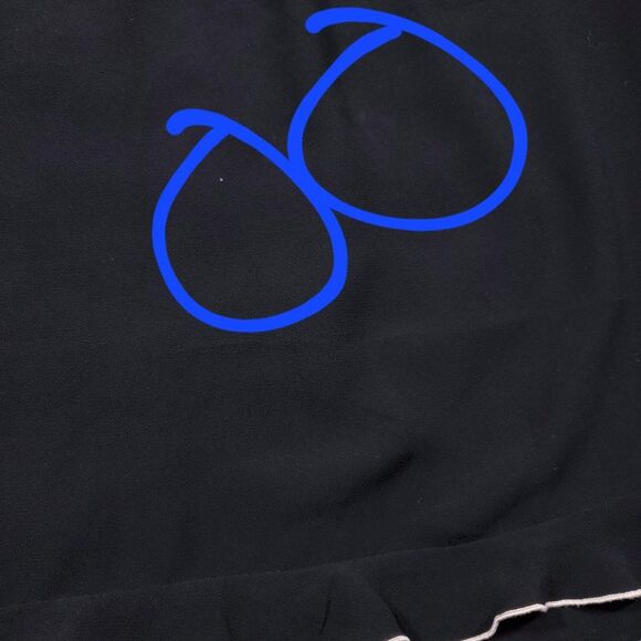 READ Cynthia Howie for Maggy Boutique Woman Black Crepe Skirt Plus Size 24W - Picture 4 of 7